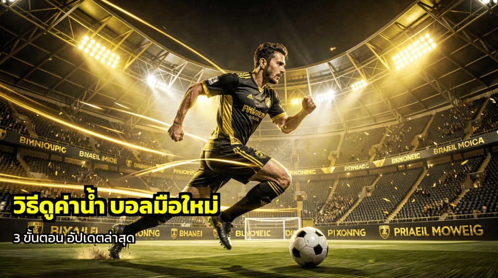 วิธีดูค่าน้ำ บอลมือใหม่