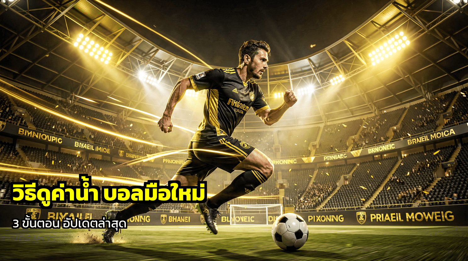 วิธีดูค่าน้ำ บอลมือใหม่
