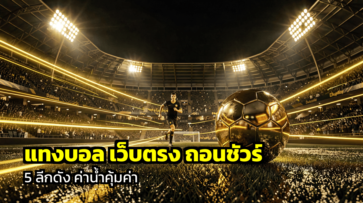 แทงบอล เว็บตรง ถอนชัวร์